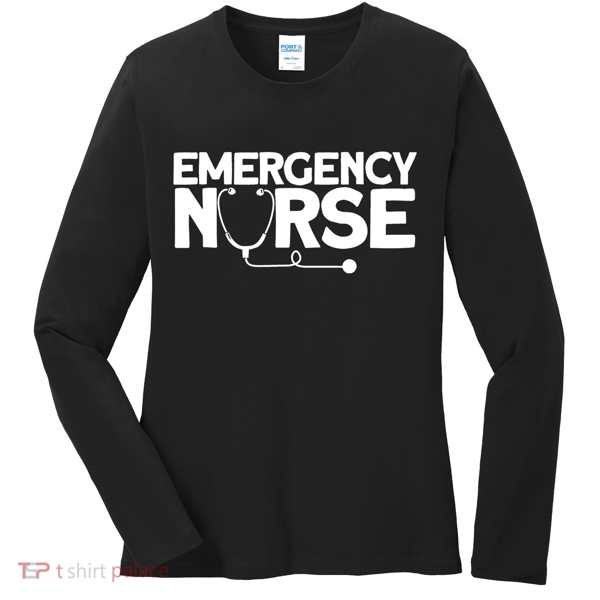 Emergency Nurse - Humorous Nursing Nurse Women's Long Sleeve Shirt