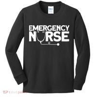 Emergency Nurse - Humorous Nursing Nurse Kids Long Sleeve Shirt thumb 0