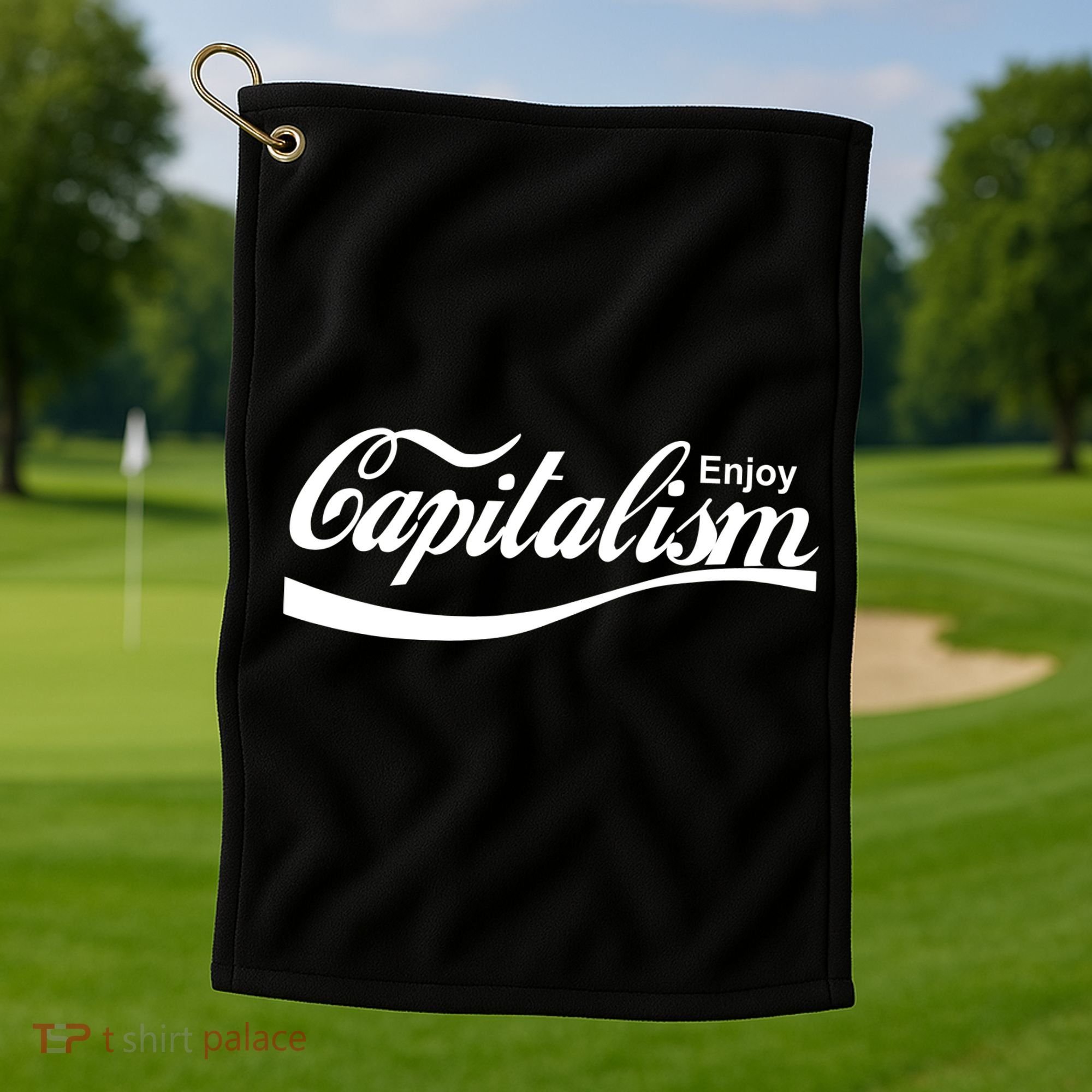 Enjoy Capitalism Golf Towel