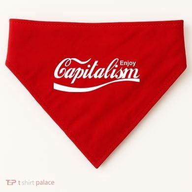 Enjoy Capitalism USA-Made Doggie Bandana