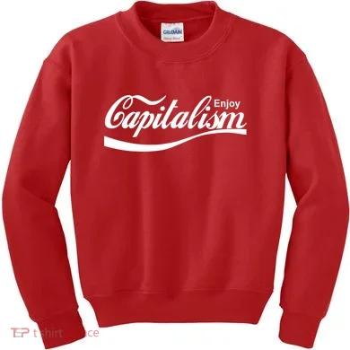 Enjoy Capitalism Kids Sweatshirt
