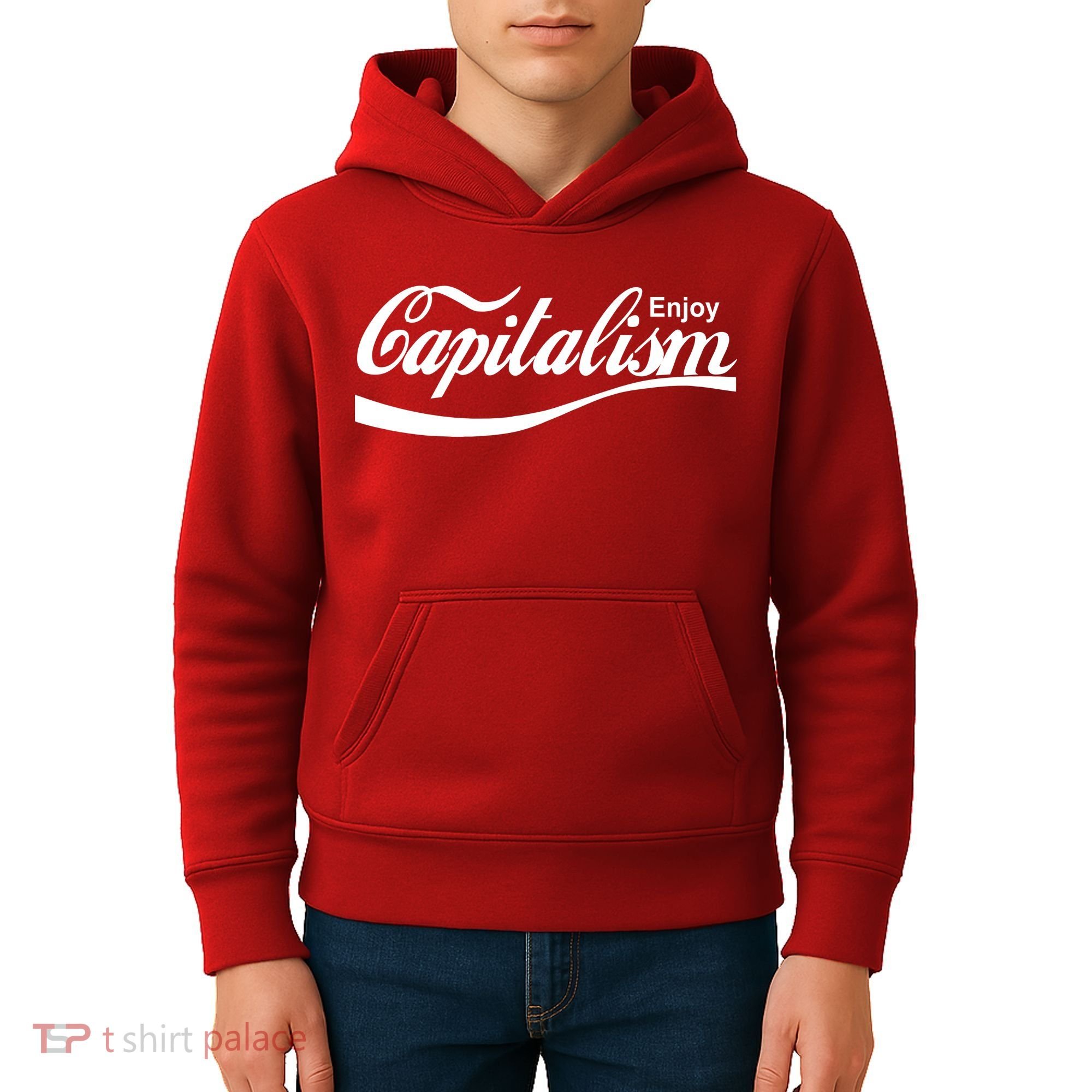 Enjoy Capitalism Kids Hoodie