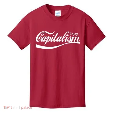 Enjoy Capitalism Kids T-Shirt