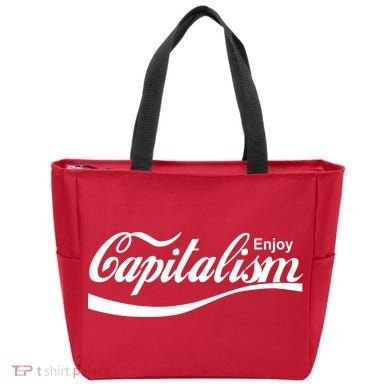 Enjoy Capitalism Tote Bag