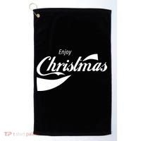 Enjoy Christmas Golf Towel thumb 0