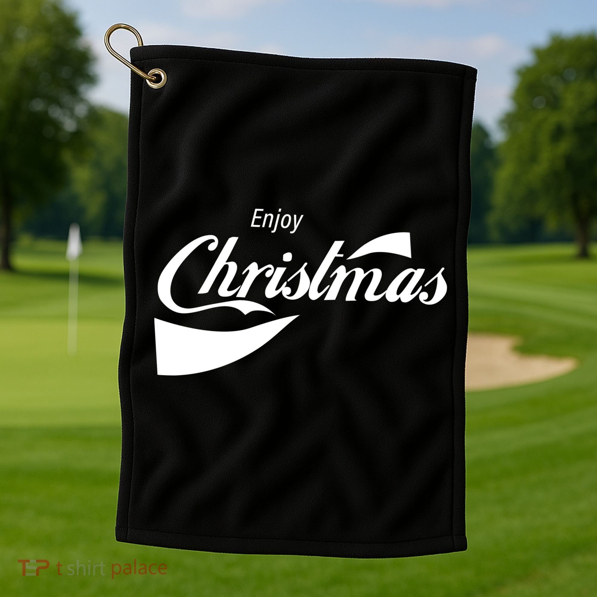 Enjoy Christmas Golf Towel