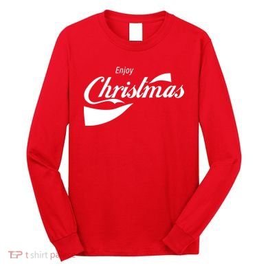 Enjoy Christmas Long Sleeve Shirt