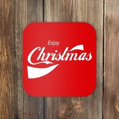 Enjoy Christmas Coaster