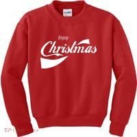 Enjoy Christmas Kids Sweatshirt thumb 0
