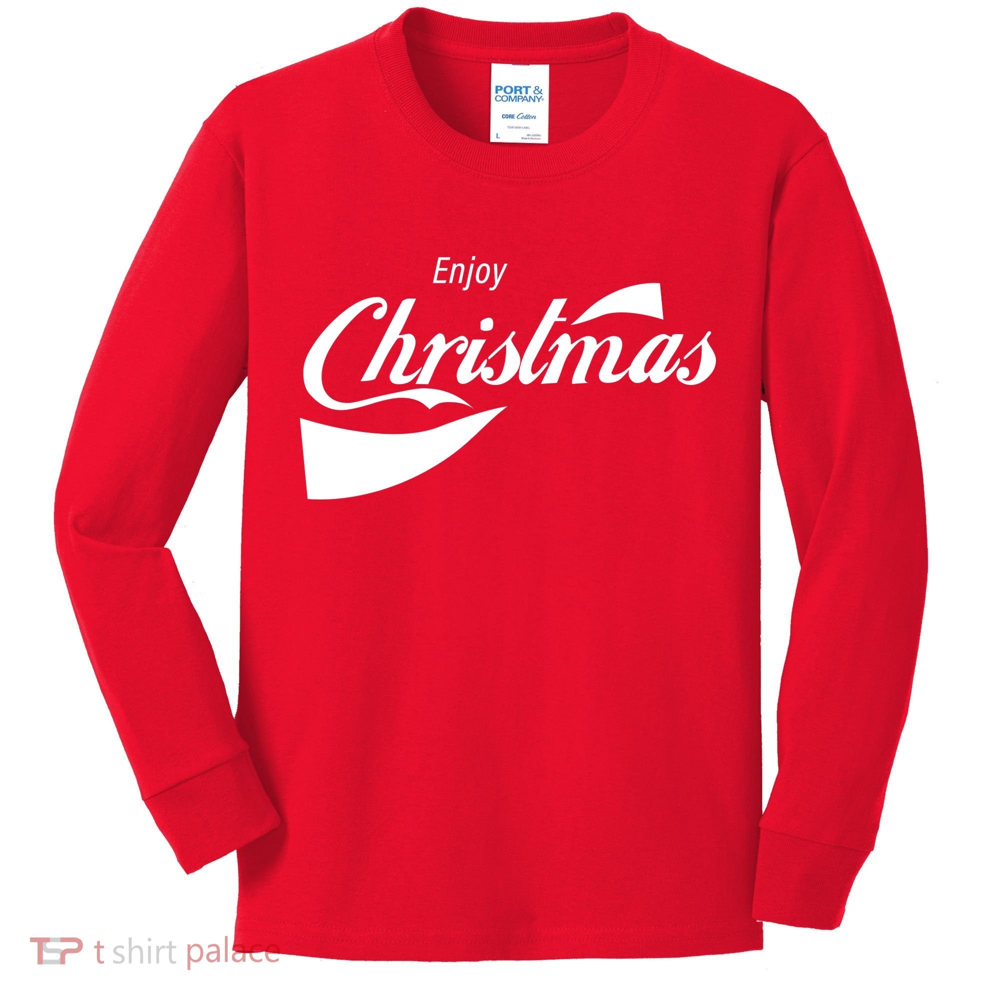 Enjoy Christmas Kids Long Sleeve Shirt
