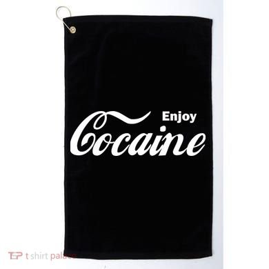 Enjoy Cocaine Golf Towel