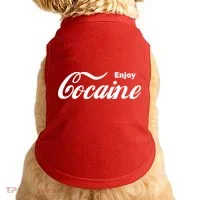 Enjoy Cocaine Doggie Tank thumb 0