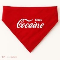 Enjoy Cocaine USA-Made Doggie Bandana thumb 0