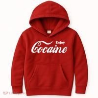 Enjoy Cocaine Kids Hoodie thumb 0