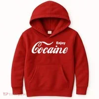 Enjoy Cocaine Kids Hoodie thumb 0