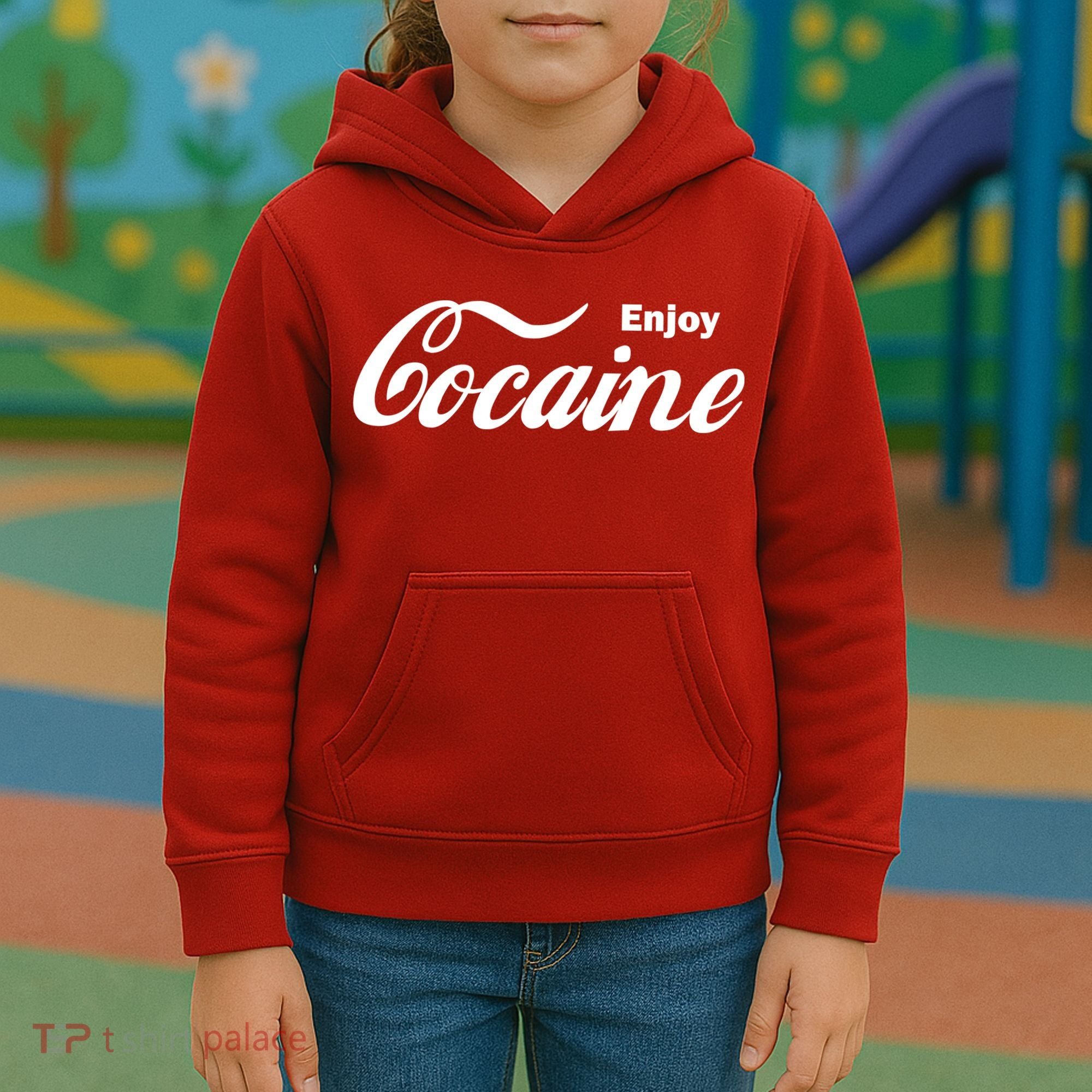 Enjoy Cocaine Kids Hoodie