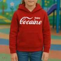 Enjoy Cocaine Kids Hoodie thumb 3