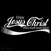 Enjoy Jesus Christ Thou Shalt Never Thirst Women's Hoodie thumb 2