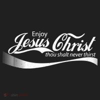 Enjoy Jesus Christ Thou Shalt Never Thirst Women's Cooling Performance Crew T-Shirt thumb 2