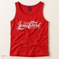 Enjoy Jesus Christ Thou Shalt Never Thirst Funny Tank Top thumb 2
