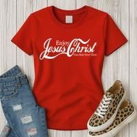 Enjoy Jesus Christ Thou Shalt Never Thirst Funny Women's T-Shirt thumb 3