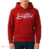 Enjoy Jesus Christ Thou Shalt Never Thirst Funny Kids Hoodie thumb 4