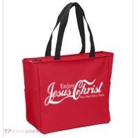 Enjoy Jesus Christ Thou Shalt Never Thirst Funny Tote Bag thumb 2