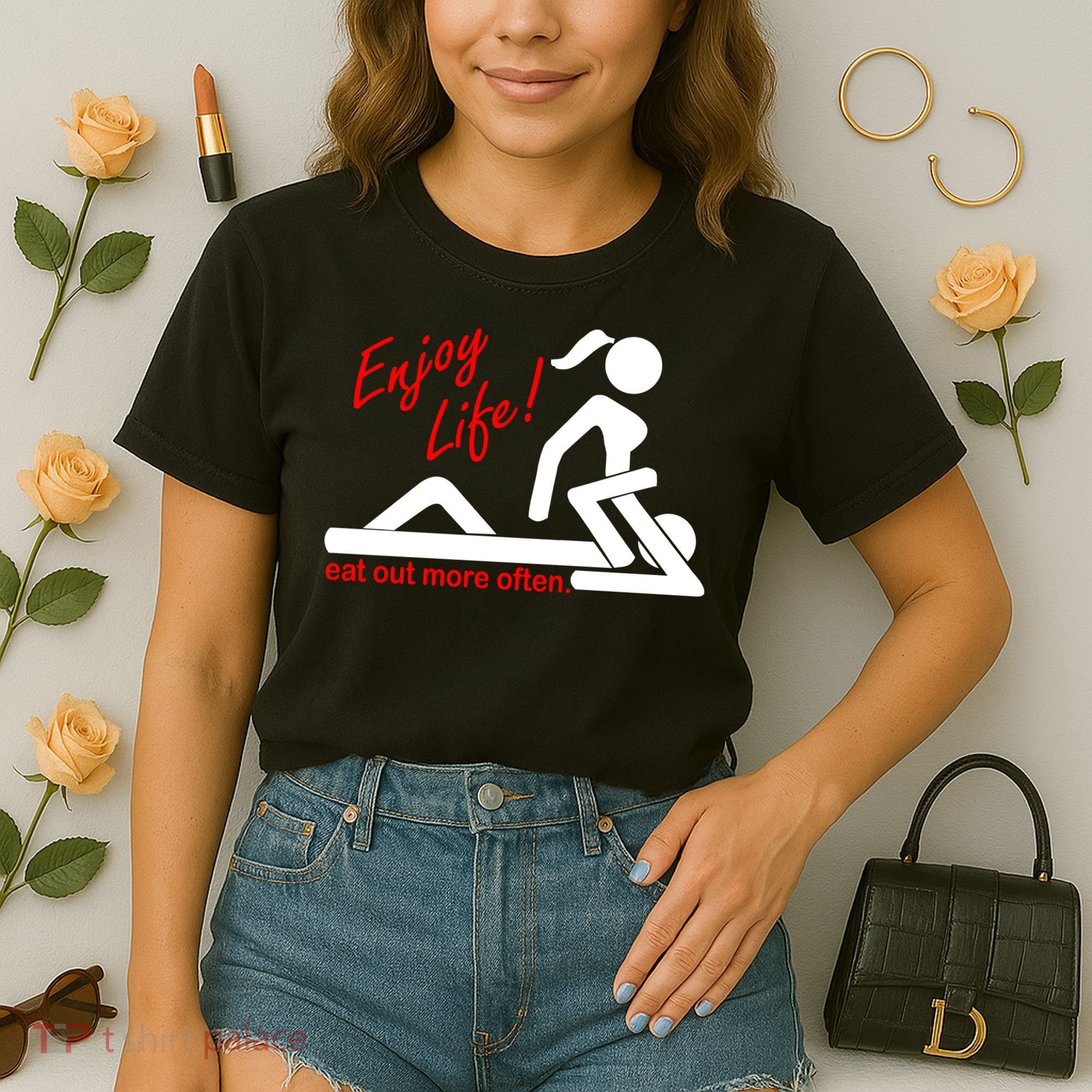 Enjoy Life Eat Out More Often Comfort Colors Boxy T-Shirt