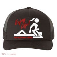 Enjoy Life Eat Out More Often Yupoong Adult 5-Panel Trucker Hat thumb 0
