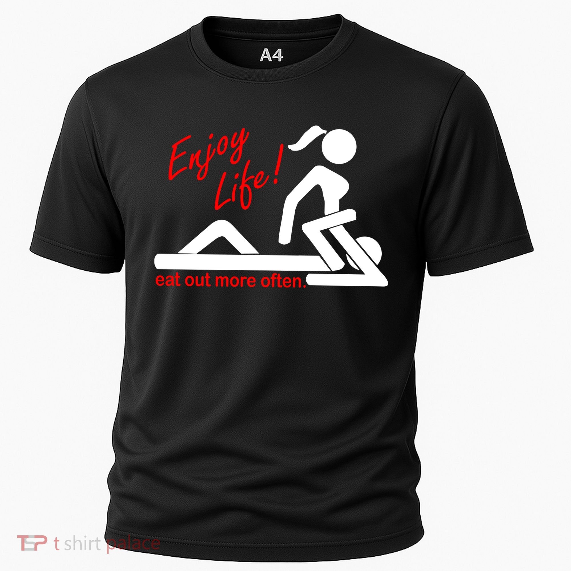 Enjoy Life Eat Out More Often Cooling Performance Crew T-Shirt