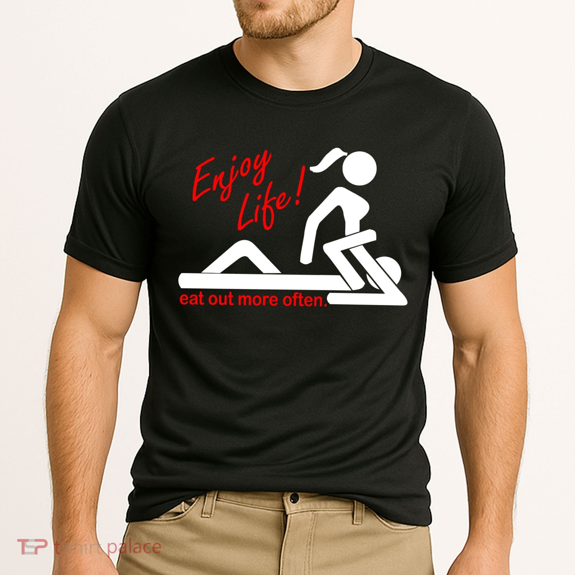 Enjoy Life Eat Out More Often Cooling Performance Crew T-Shirt