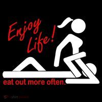 Enjoy Life Eat Out More Often Sweatshirt thumb 3