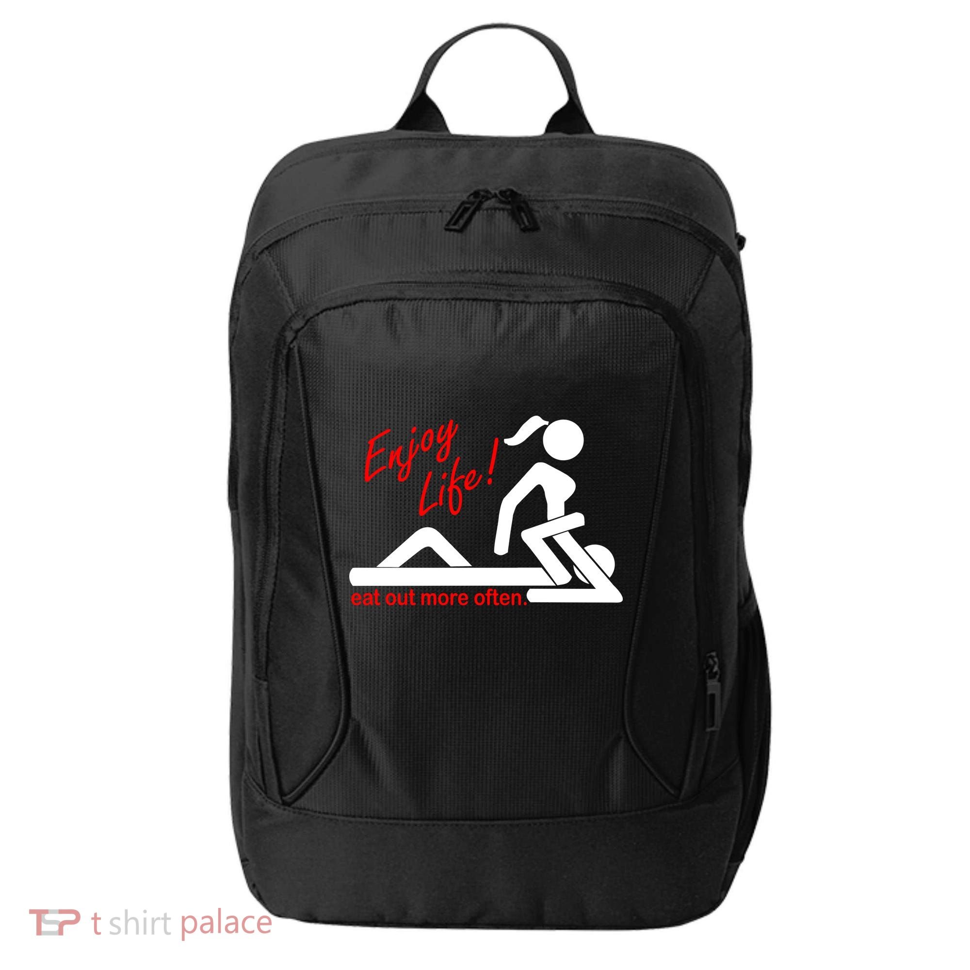 Enjoy Life Eat Out More Often City Backpack