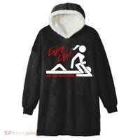 Enjoy Life Eat Out More Often Hooded Wearable Blanket thumb 0