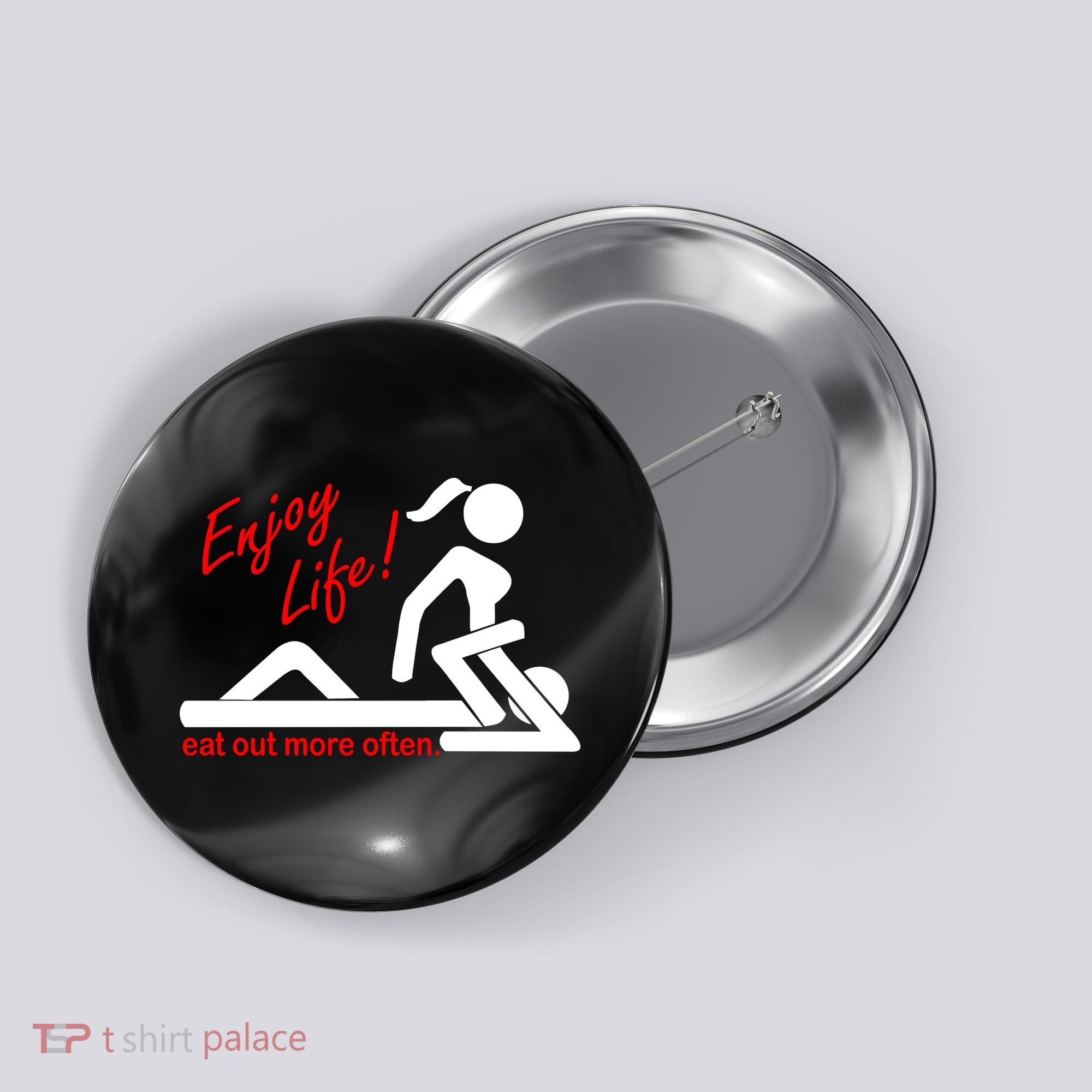 Enjoy Life Eat Out More Often Button