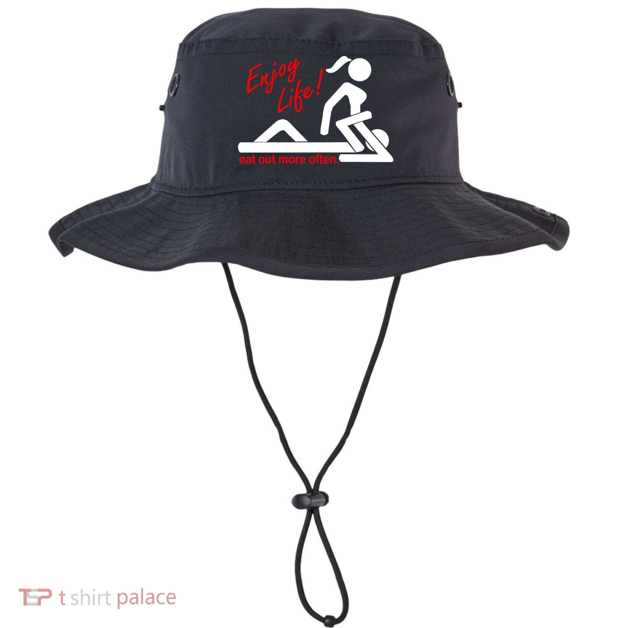 Enjoy Life Eat Out More Often Bucket Hat