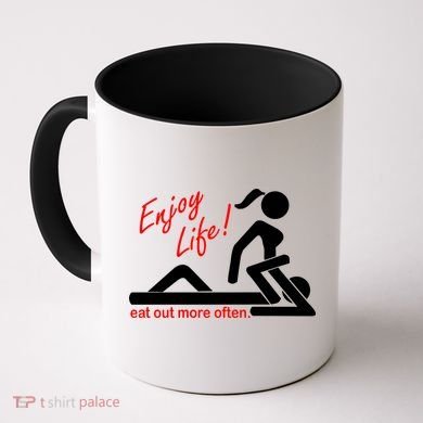 Enjoy Life Eat Out More Often Coffee Mug