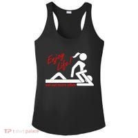 Enjoy Life Eat Out More Often Ladies PosiCharge Competitor Racerback Tank thumb 0