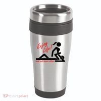 Enjoy Life Eat Out More Often 16oz Travel Tumbler thumb 0