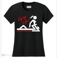 Enjoy Life Eat Out More Often Women's Cooling Performance Crew T-Shirt thumb 0