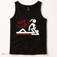 Enjoy Life Eat Out More Often Tank Top thumb 2