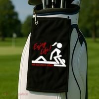 Enjoy Life Eat Out More Often Golf Towel thumb 2