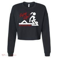 Enjoy Life Eat Out More Often Cropped Pullover Crew thumb 0
