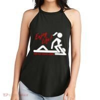 Enjoy Life Eat Out More Often Women's Perfect Tri Rocker Tank thumb 2