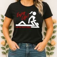 Enjoy Life Eat Out More Often Women's T-Shirt thumb 2