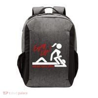 Enjoy Life Eat Out More Often Vector Backpack thumb 0