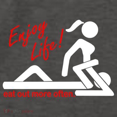 Enjoy Life Eat Out More Often Vector Backpack