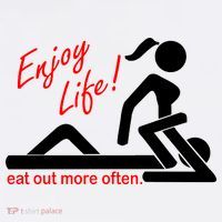 Enjoy Life Eat Out More Often Comfort Colors Garment-Dyed Hooded Sweatshirt thumb 2