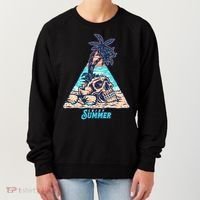 Enjoy Tropical Summer Vacation Skull Women's Sweatshirt thumb 0