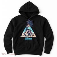 Enjoy Tropical Summer Vacation Skull Hoodie thumb 0